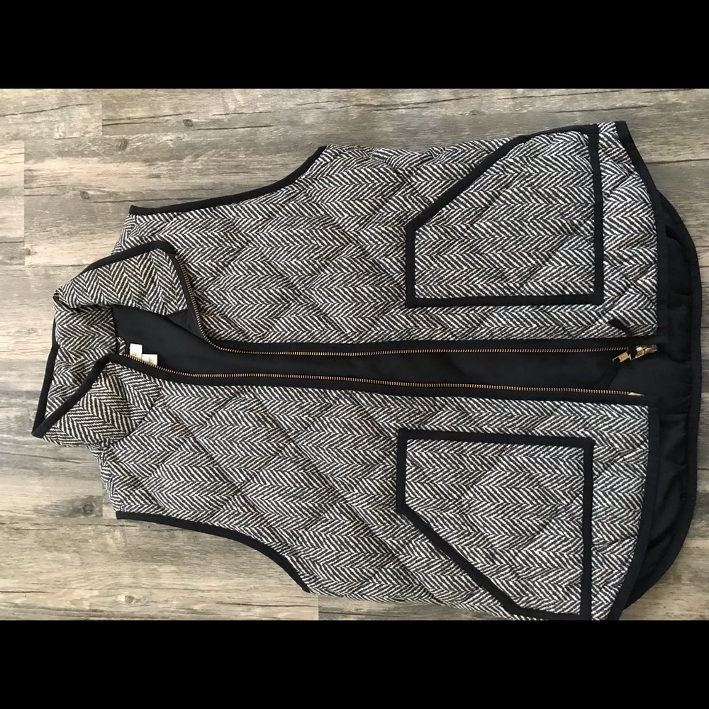 J.crew herringbone vest